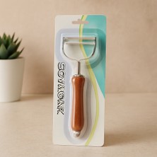 Ahşap Saplı Metal Sebze Soyacağı