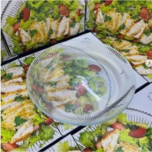 Büyük Boy Geniş Paris Cam Salata Kasesi Meyve Sunum Tabağı 30 Cm, 5DMPARISGENIS30CM