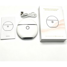 Tekoo Beyaz LED Işık Terapili Guasha Masaj Aleti – Mikro Akım ve Titreşimli Cilt Sıkılaştırma ve Yüz Hatları Kaldırma Cihazı | Isıtmalı, 4 Modlu Şarj Edilebilir Güzellik Aleti