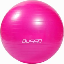 Busso Pilates Topu GYM56 55 cm Fuşya Tekil Kullanım Amaçlı Kalite Pilates Ürünü