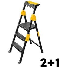 2+1 Basamaklı Metal Merdiven (Prostep)
