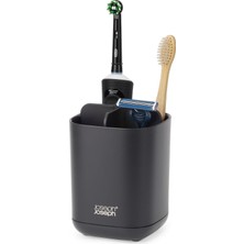 Joseph Joseph Easy-Store Caddy Diş Fırçası Tutucu, Banyoda Saklama, Küçük, Mat Siyah