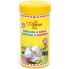 Ahm Spirulina Garlic Sarımsaklı 250 ml Balık Yemi