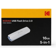 Kodak 16GB 2.0 USB Bellek 5'i Bir Arada (K182)