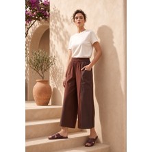 Sentez Nouro Kombinli Pantolon 5608 Kahverengi