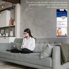 Skygo Revify Stopever Diamond Touch Göz Maskesi | Soğuk & Sıcak Kullanıma Uygun | Migren, Sinüzit, Arpacık ve Göz Yorgunluğu Için Rahatlatıcı Etki