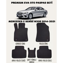 Feyza Oto Mercedes C Serisi W205 2014 - 2021 Arası Araca Özel Premium Eva Paspas Takımı 2 Yıl Garantili Araca Birebir Uyumlu Kalıplar