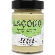 Laçoko 320 Gram Şekersiz, Katkısız, Glutensiz, Vegan Az Kavrulmuş (Çiğ) Parçacıklı (Extra