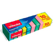 Ekonomik Bulaşık Süngeri, 10'lu Ekonomik Paket, Rainbow