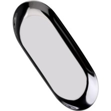 Mühür Mumu Çalışma Tepsisi Paslanmaz Çelik Oval 17,9x8,5cm Gümüş