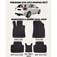Feyza Oto Mercedes Benz A Serisi 2012 - 2018 Arası Araca Özel Premium Eva Paspas Takımı 2 Yıl Garantili Araca Birebir Uyumlu Kalıplar