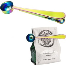 Frefly Store Renkli Çelik Kahve Ölçü Kaşığı Paket Klipsi CIN108ML
