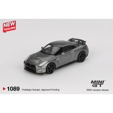 Mını Gt Mini Gt 164 Nissan Gt-R 2013 Dark Metal Gray Nismo R35 Crs Version MGT01089-BL
