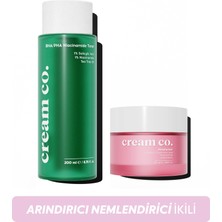 Cream Co. Arındırıcı Aydınlatıcı Akne Karşıtı Matlaştırıcı Nemlendirici İkili