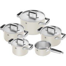Zwilling Zwıllıng Pure Tencere ve Tava Seti | 5-Parça | 18/10 Paslanmaz Çelik