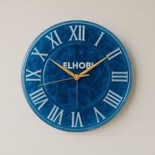 ElHobi Roma Rakamlı 40 Cm Silikon Saat Kalıbı - Hobi Silikon Kalıbı - (Snt-R121inci)