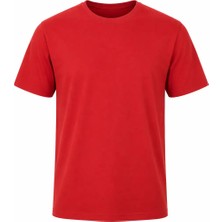 Ayışığı %100 Pamuk Bisiklet Yaka Tişört | Baskı ve Nakışa Uygun Rahat Kesim 0 Yaka Penye T-Shirt