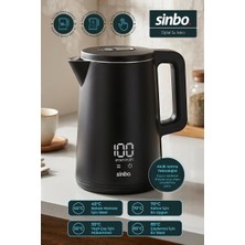 Frefly Store Sinbo SK-8042 Dokunmatik Kontrollü Dijital Kettle 1.8 L Sıcaklık Ayarlı Su Isıtıcı Kettle