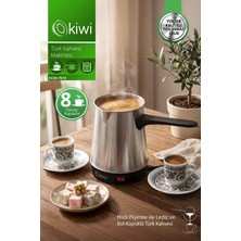 Frefly Store KCM-7513 Türk Kahvesi Makinesi | 700 ml & 8 Fincan Kapasite & Paslanmaz Çelik