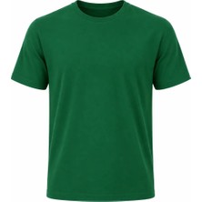 Ayışığı %100 Pamuk Bisiklet Yaka Tişört | Baskı ve Nakışa Uygun Rahat Kesim 0 Yaka Penye T-Shirt