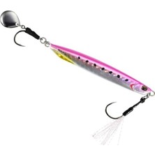 Frefly Store 28GR Ağırlığında Uv Pembe Metal Suni Yem
