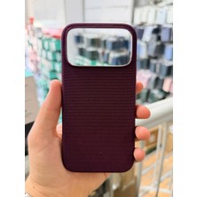 Miscase iPhone 17 Pro - 18 Pro Magsafe Uyumlu Mikrovoven Dokuma Kılıf