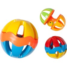 Frefly Store Karlie Kemirgen Oyuncağı Çıngıraklı Top, 10 cm