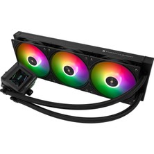 Frefly Store Thermalright Frozen Warframe 360 Se Argb Black 360MM Işlemci Sıvı Soğutucu