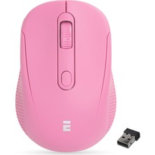 Frefly Store Everest SM-300 USB Rose Gold 4d Optik Süper Sessiz Alkalin Pil Kablosuz Mouse