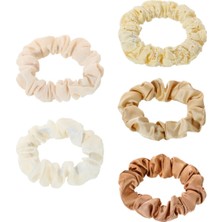 Frefly Store Miniso Degrade Sarı Renk 5'li Küçük Saç Lastiği