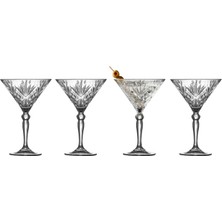Frefly Store Lyngby Glas Melodia Kristal Kokteyl Bardağı 4 Adet 21 cl