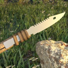Frefly Store Kamp Ayısı® Hunter™ Bıçak Stili Bushcraft Mızrak Ucu