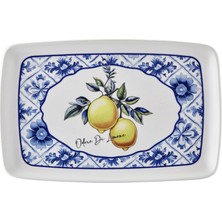 Frefly Store The Mia Odore Di Limone Dikdörtgen Servis 34X25 cm ODL0009