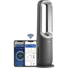 Frefly Store Philips 8000 Serisi Air Performer 3in1 Hava Temizleme Cihazı, 270 M³/sa Temiz Hava Hızı (Cadr), Fan ve Isıtıcı, Air+ Uygulaması, (AMF870/15)