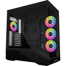 Frefly Store Lian Li Vector V100R Siyah E-Atx Kasa - Siyah, Atx Desteği, Mesh Ön Panel, Temperli Cam (G99.V100RX.00 G99.V100RX.01)
