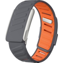 AktarMobile Whoop 5.0 uyumlu Silikon Kordon Metal Tokalı Premium Spor Kayış Bileklik