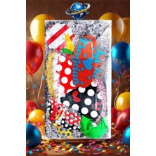 TAN EXPRESS Doğum Günü Parti Süsleme Seti Zengin Içerikli 5,5X34X60 cm 1 Kutu