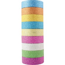 Südor Simli Bant 3 M Ct-02 10 Parça Glitter Bant Seti Çeşitli Ölçülerle