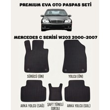 Feyza Oto Mercedes C Serisi W203 2000 - 2007 Arası Araca Özel Premium Eva Paspas Takımı 2 Yıl Garantili Araca Birebir Uyumlu Kalıplar