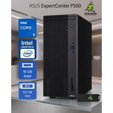 Asus Expertcenter P500 Intel Core 5 (210H) 16GB Ddr5 512GB SSD Freedos + Flash Bellek Hediye