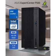 Asus Expertcenter P500 Intel Core 5 (210H) 40GB Ddr5 4tb SSD Freedos + Flash Bellek Hediye