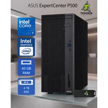 Asus Expertcenter P500 Intel Core 7 (240H) 40GB Ddr5 4tb SSD Freedos + Flash Bellek Hediye