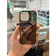 Miscase iPhone 17 Uyumlu Star Simli Standlı Magsafe Kılıf