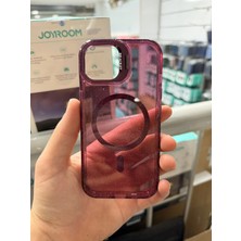 Miscase iPhone 13-14 Uyumlu Star Simli Standlı Magsafe Kılıf