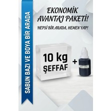 Organik Hekim 10 kg Şeffaf Sabun Bazı +Mavi Sabun Boyası – Ekonomik Avantaj Paketi