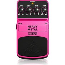 Behringer HM300 Heavy Metal Distortion Effects Pedal