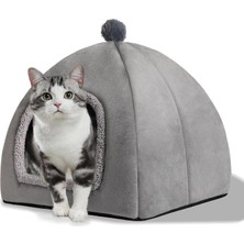 Iç Mekan Için Kedi Yatağı Mağarası, Kedi Kubbe Yatağı Için Uygun, Kapalı Kediler Için Sa