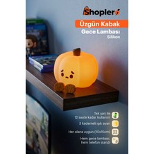 Shoplero Silikon Bal Kabağı Gece Lambası