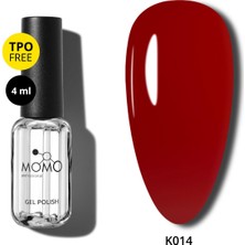 Momo Professional Kalıcı Oje K014,Açık Vişne Çürüğü , 4 ml