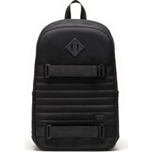Herschel Herschel Fleet Su Itici Kumaş Kaykay Taşıma Askılı Sırt Çantası 16 Laptop Uyumlu 28 L Unısex Siyah Sırt Çantası